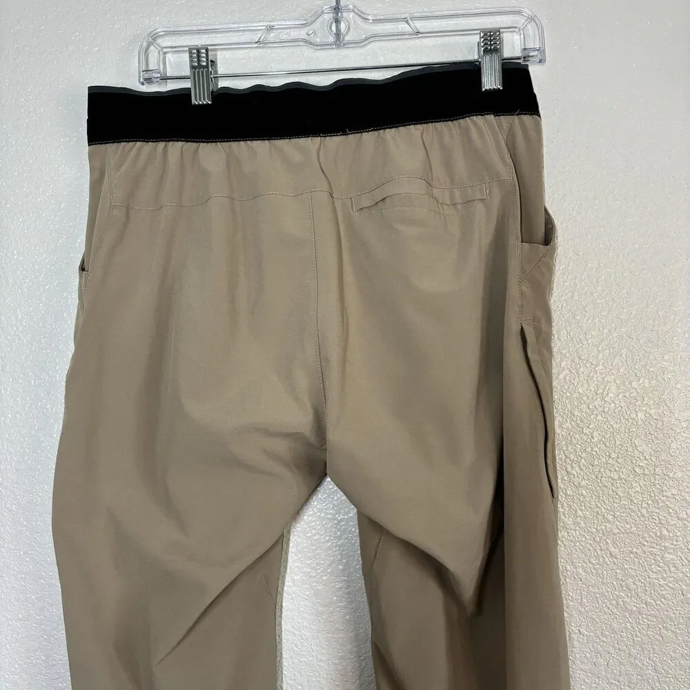 The North Face Pants Mens 30 Beige Khaki Stretch Hiking Elastic Waist Pockets
